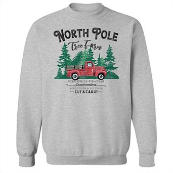 Men's North Pole Tree Farm Fleece Sweatshirt