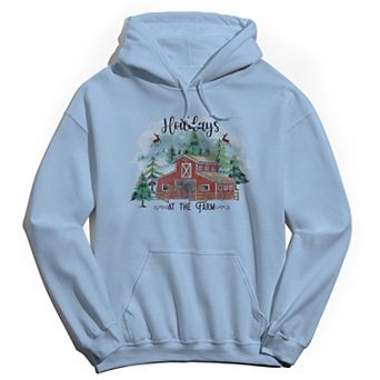 Men's Hoildays at the Farm Hoodie