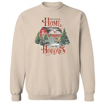 Men's Theres No Place Like Home Fleece Sweatshirt