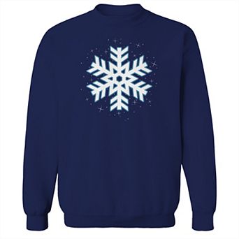 Men's Snowflake Fleece Sweatshirt