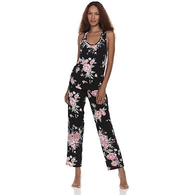 Women's Flora by Flora Nikrooz Payton Robe, Tank Top & Pants Pajama Set