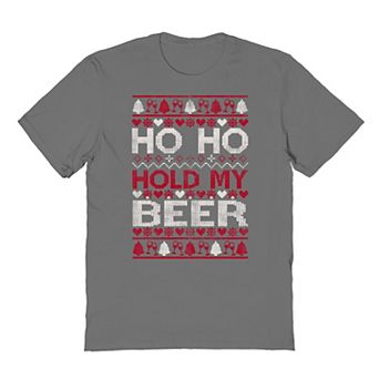 Men's Ho Ho Hold My Drink Graphic Tee