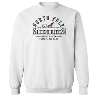 Men's North Pole Sleigh Fleece Sweatshirt