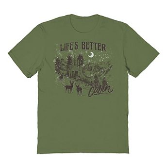 Men's Life's Better at the Cabin Graphic Tee