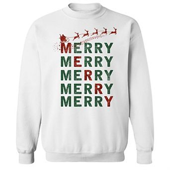 Men's Merry Stack Fleece Sweatshirt