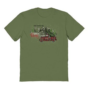 Men's There Is No Place Like Home Christmas Graphic Tee
