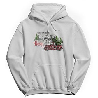 Men's There Is No Place Like Home Christmas Graphic Hoodie