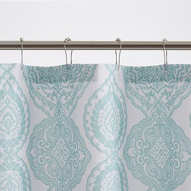 VCNY Home Carter Grey Damask Fabric Shower Curtain