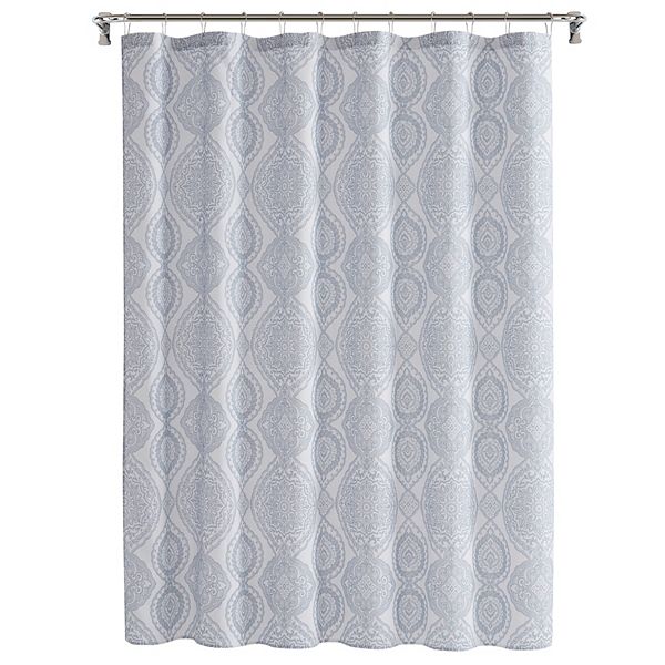 VCNY Home Carter Damask Fabric Shower Curtain