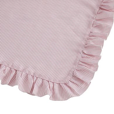 VCNY Home Leon Chambray Ruffle Fabric Shower Curtain