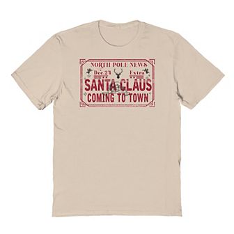 Men's North Pole News Graphic Tee