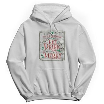 Men's Eat Drink Be Merry Hoodie
