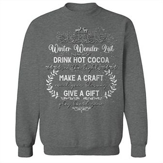 Men's A Very Merry Winter Graphic Fleece Sweatshirt