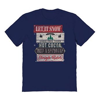 Men's Let it Snow Graphic Tee
