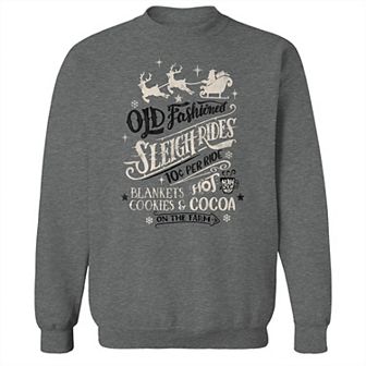 Men's Old Fashioned Sleigh Rides Sweatshirt