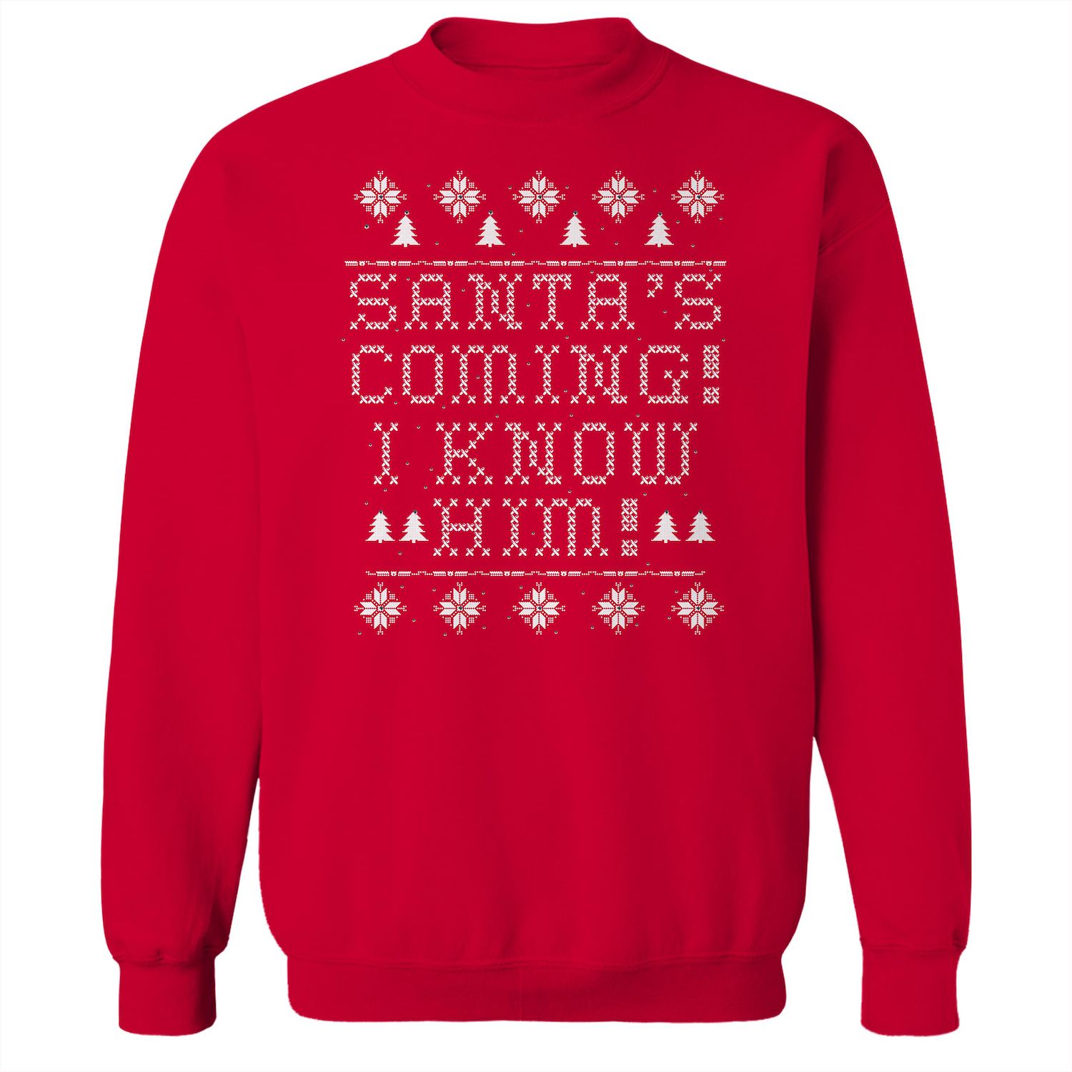 Santa is clearance coming sweater