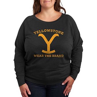 Plus Size Yellowstone Wear The Brand French Terry Long Sleeve Tee
