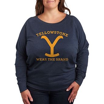 Plus Size Yellowstone Wear The Brand French Terry Long Sleeve Tee