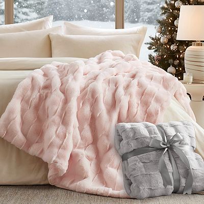 Madison Park Vivienne Faux Fur Throw