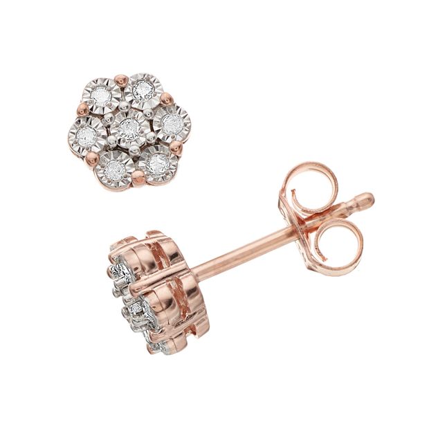 Diamond earrings hot sale studs kohls