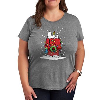 Plus Peanuts Snoopy & Woodstock Lit Up Graphic Tee