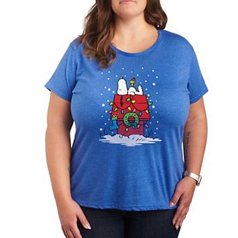 Plus Peanuts Snoopy & Woodstock Lit Up Graphic Tee