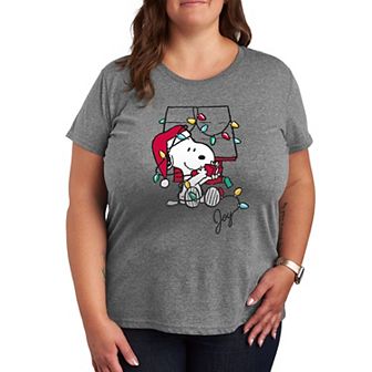 Plus Peanuts Snoopy Joyful Moment Graphic Tee