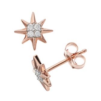 Sterling Silver 1/10 Carat T.W. Diamond Earrings
