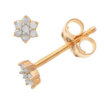 Sterling Silver 1/10 Carat T.W. Diamond Earrings