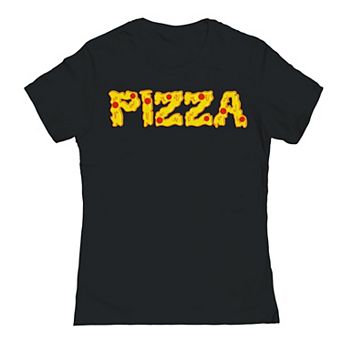 Juniors' Pizza Graphic Tee
