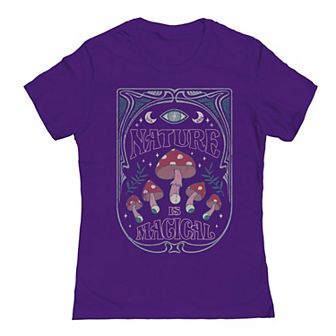 Juniors' Nature is Magical Graphic Tee