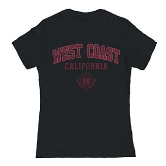 Juniors' West Coast Graphic Tee