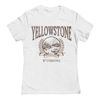 Juniors' Yellowstone Graphic Tee