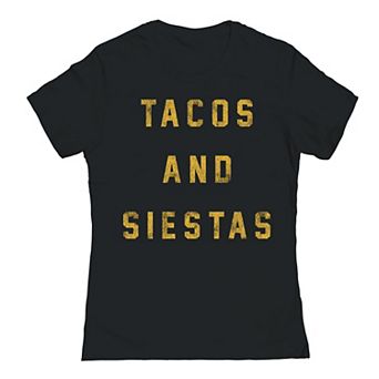 Juniors' Taco and Siestas Graphic Tee