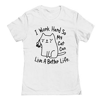 Juniors' Work So Hard Graphic Tee