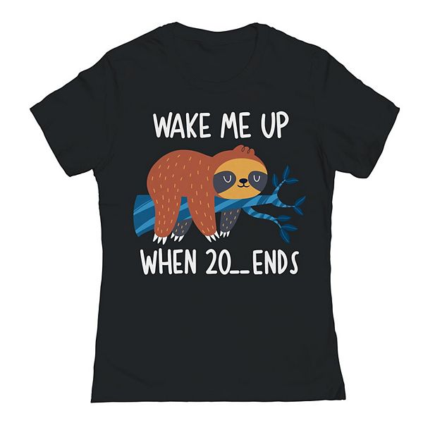 Juniors' Slothful Year Graphic Tee