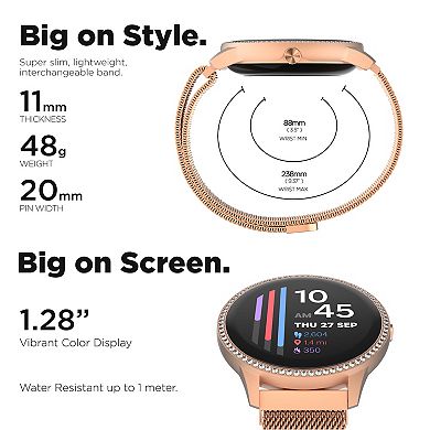 iTouch Sport 4 Fitness Rose Gold Finish Smart Watch