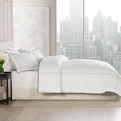 Simply Vera Wang Signature Dune Border Full/Queen Duvet online Cover 3pc Set