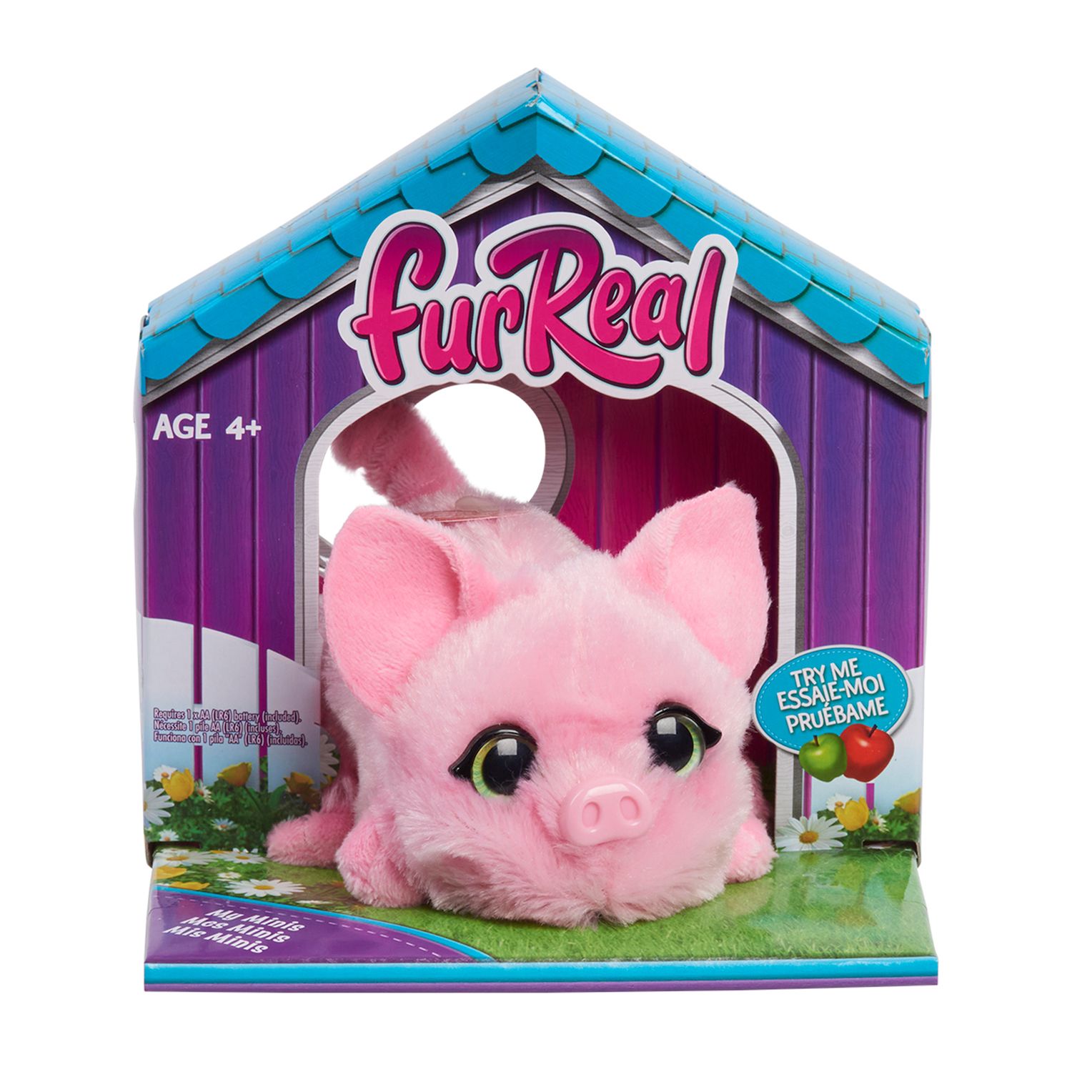 Детская мягкая игрушка Just Play furReal My Minis Plush Piglet Interactive Toy — фото 1
