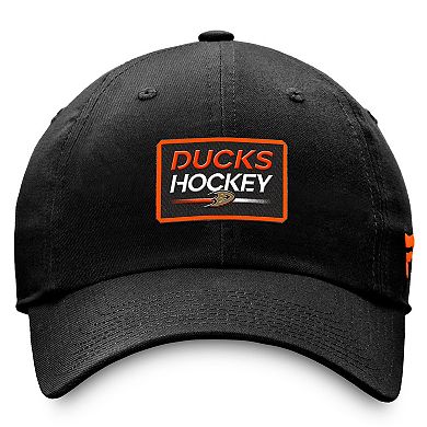 Men's Fanatics Branded  Black Anaheim Ducks Authentic Pro Prime Adjustable Hat