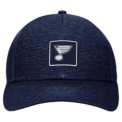 Men's Fanatics Branded Navy St. Louis Blues Authentic Pro Road Trucker Adjustable Hat