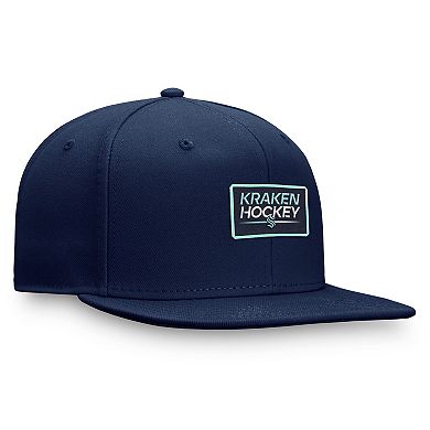 Men's Fanatics Branded Deep Sea Blue Seattle Kraken Authentic Pro Prime Snapback Hat