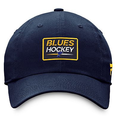 Men's Fanatics Branded Navy St. Louis Blues Authentic Pro Prime Adjustable Hat