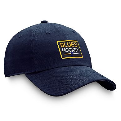 Men's Fanatics Branded Navy St. Louis Blues Authentic Pro Prime Adjustable Hat