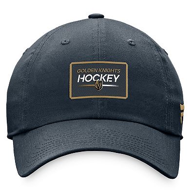 Women's Fanatics Branded  Charcoal Vegas Golden Knights Authentic Pro Rink Adjustable Hat