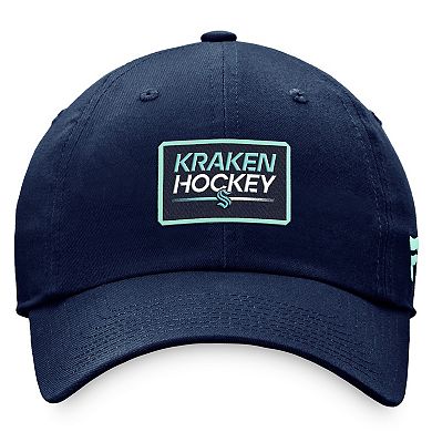 Women's Fanatics Branded Deep Sea Blue Seattle Kraken Authentic Pro Rink Adjustable Hat