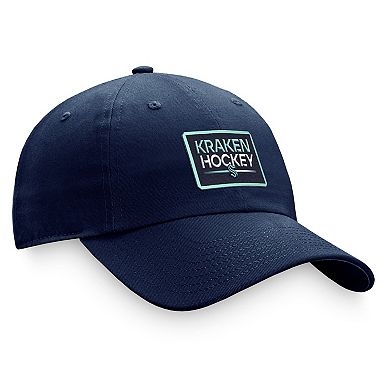 Women's Fanatics Branded Deep Sea Blue Seattle Kraken Authentic Pro Rink Adjustable Hat