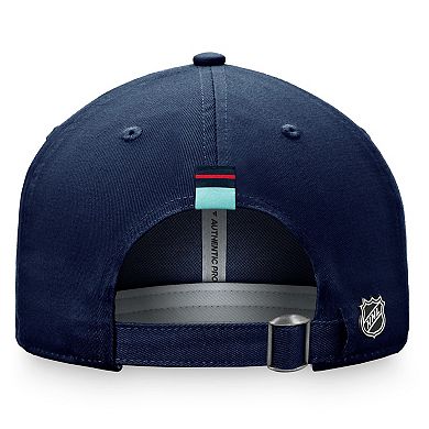 Women's Fanatics Branded Deep Sea Blue Seattle Kraken Authentic Pro Rink Adjustable Hat