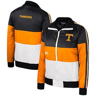 Women's The Wild Collective Tennessee Orange Tennessee Volunteers Color-Block Puffer Full-Zip Jacket