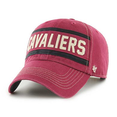 Men's '47 Wine Cleveland Cavaliers Quick Snap Clean Up Adjustable Hat